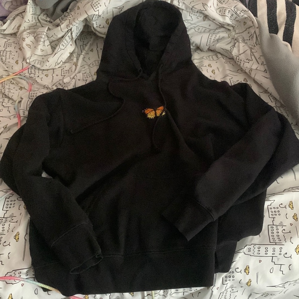 pacsun john galt butterfly sweatshirt